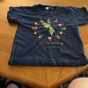 Vintage size 4 embroidered shirt from Guatemala